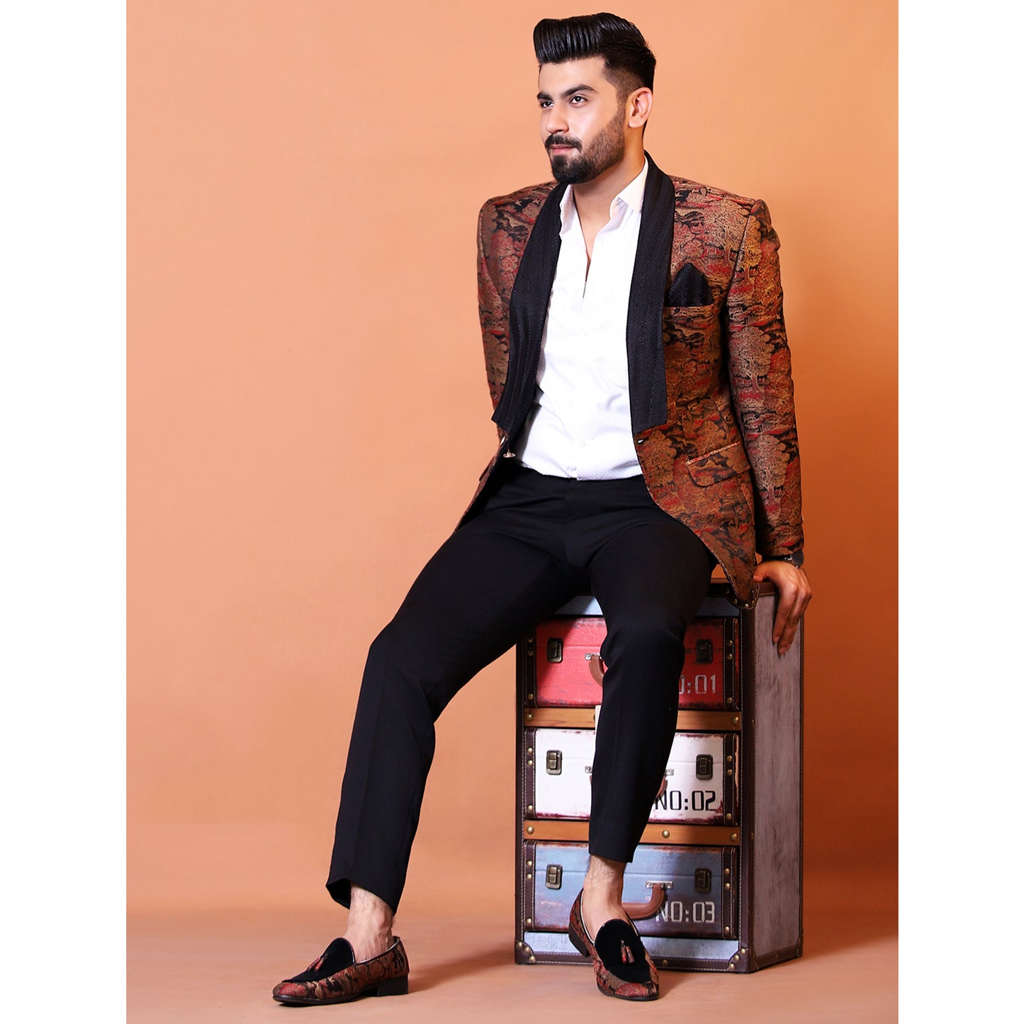 Pure Jamawar Bespoke Suit for Men