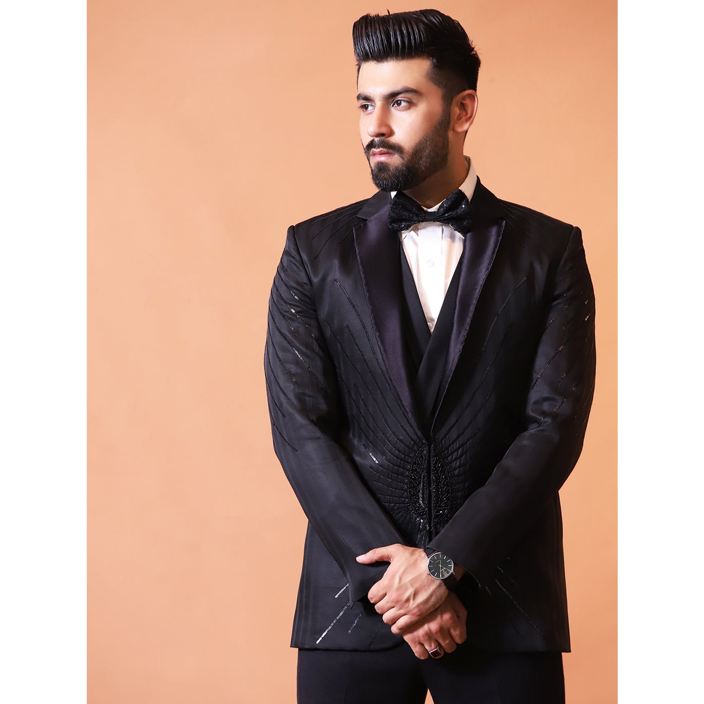 Handmade Sequence Bespoke Suit for Men