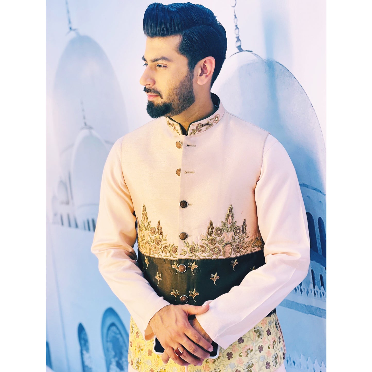 Zardozi Handwork Waistcoat