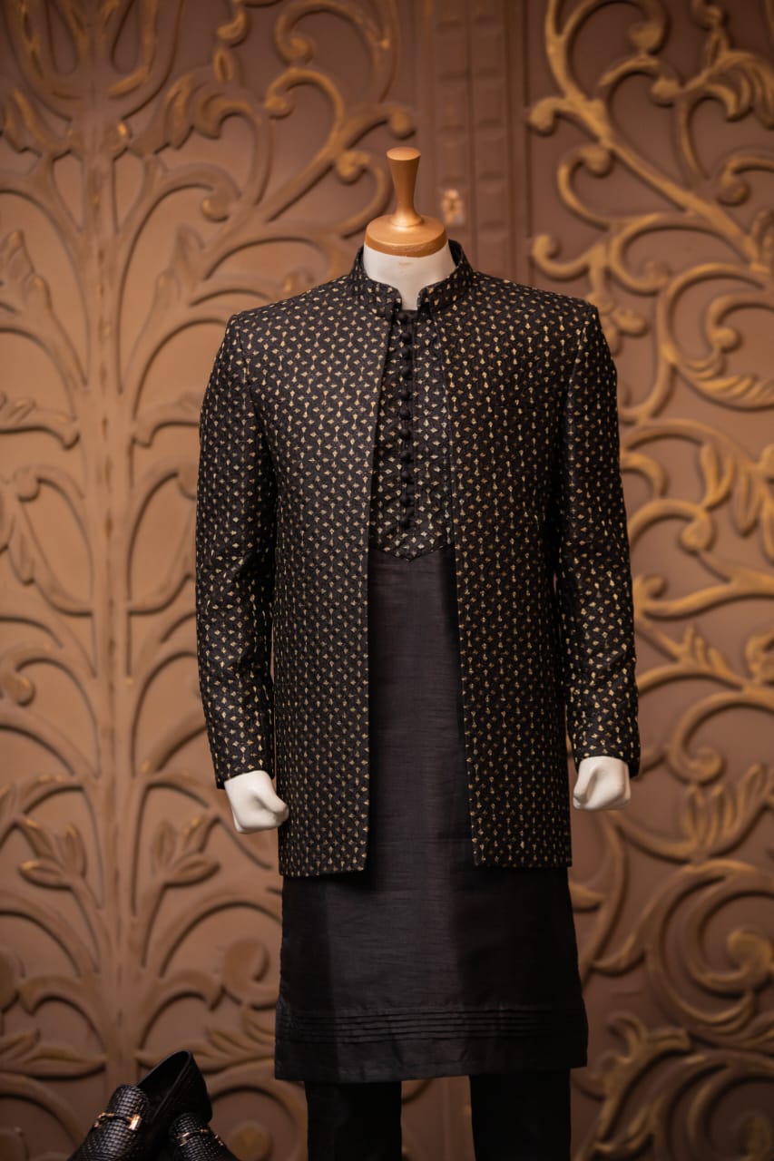 Embroidered Prince Coat for Men