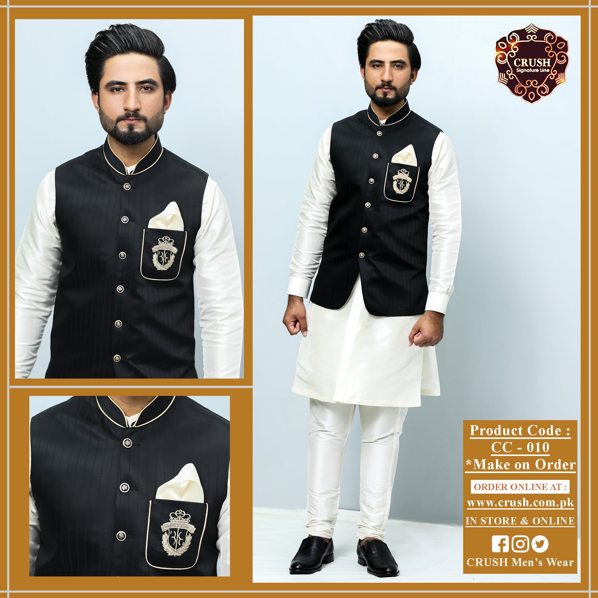 Embroidered Logo (Tilla) Waistcoat For Men