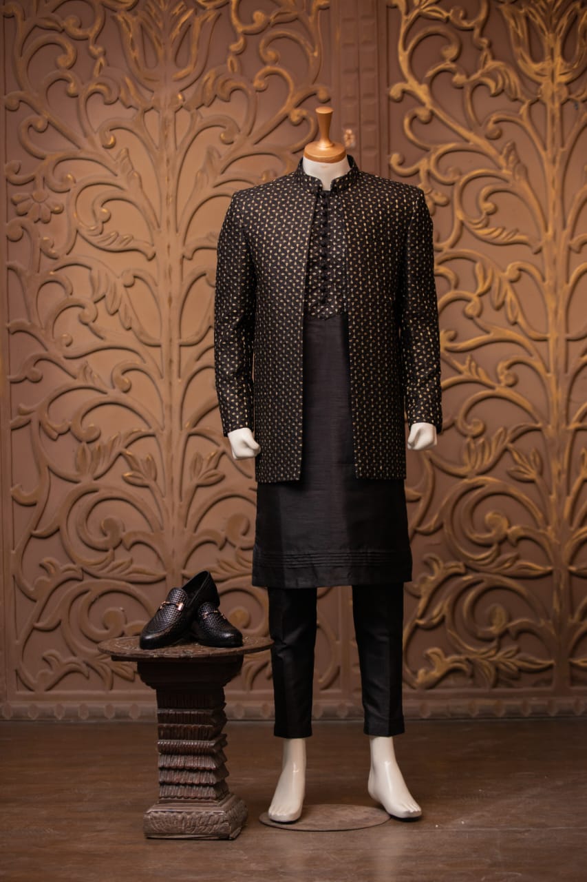 Embroidered Prince Coat for Men