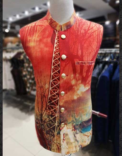 Printed Waistcoat