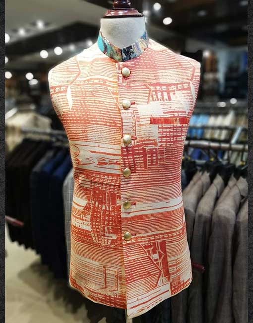 Printed Waistcoat