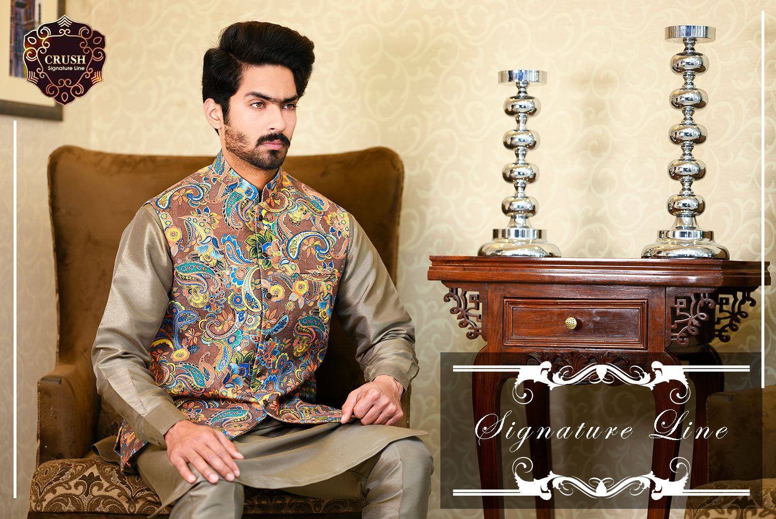 Lightweight Corduroy Waistcoat For Men - Signature Line