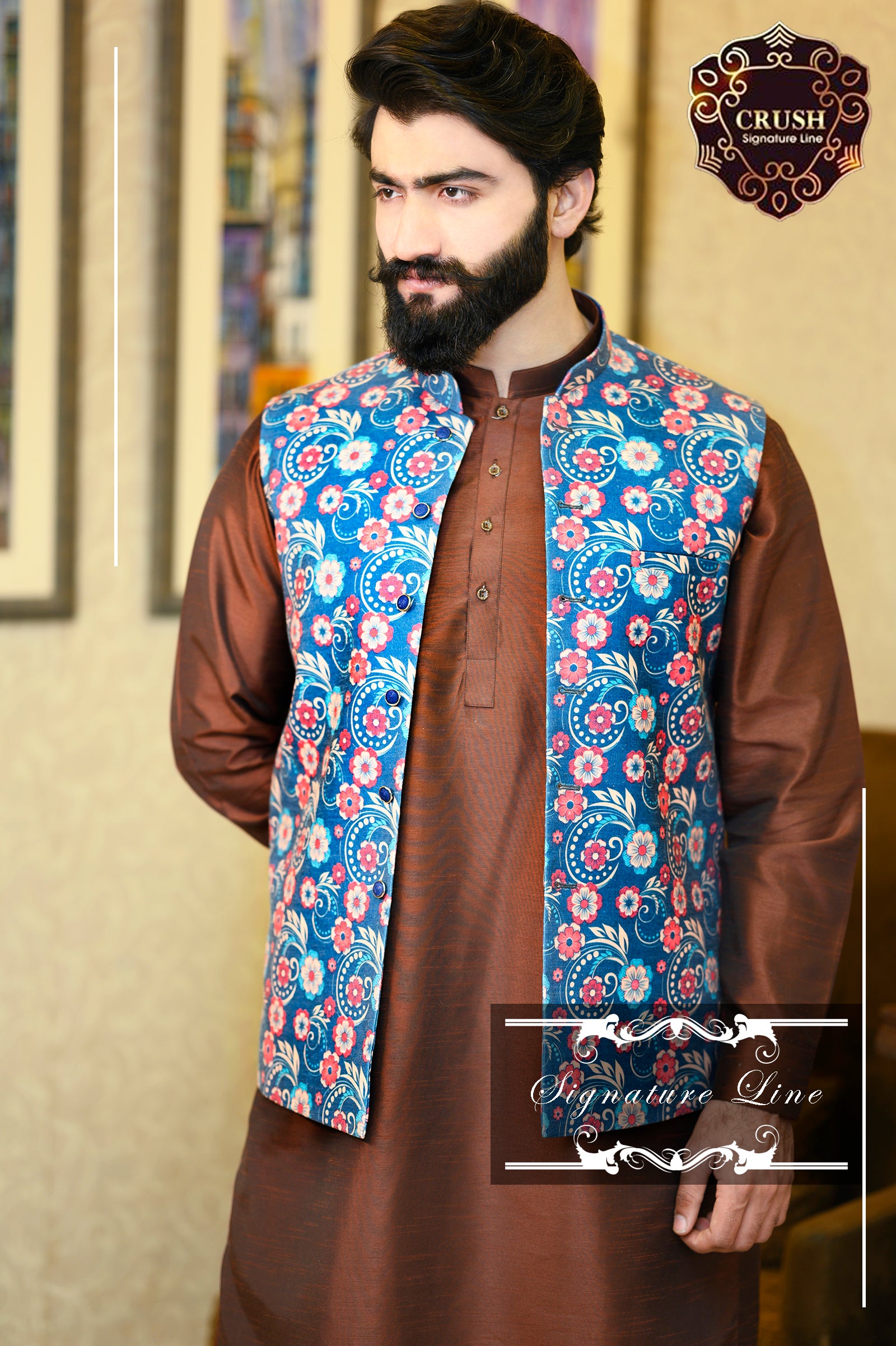 Lightweight Corduroy Waistcoat For Men – Signature Line