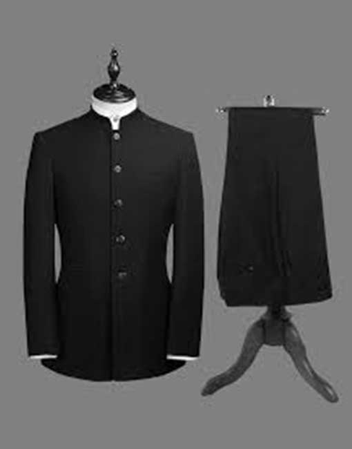 Black Prince Coat with Same Pant