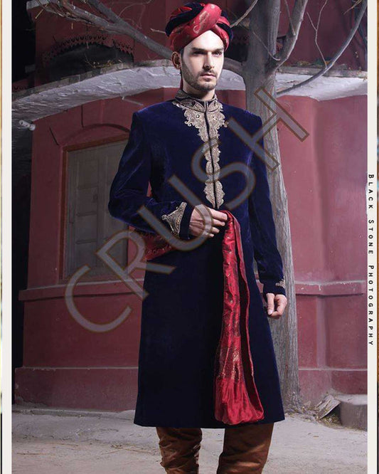 Micro 9000 Valvet Sherwani