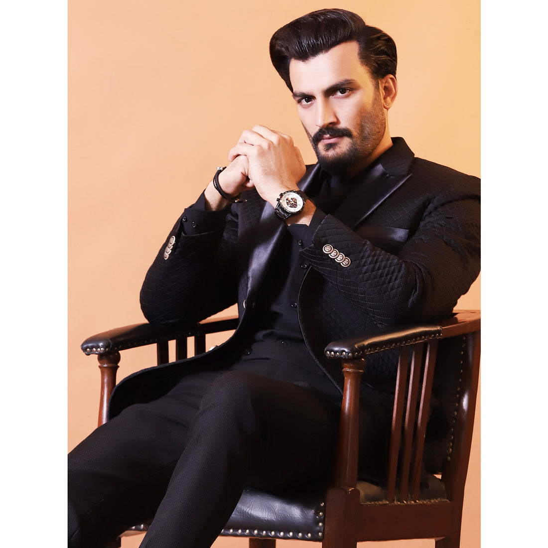 3D Embossed Bespoke Suit for Men