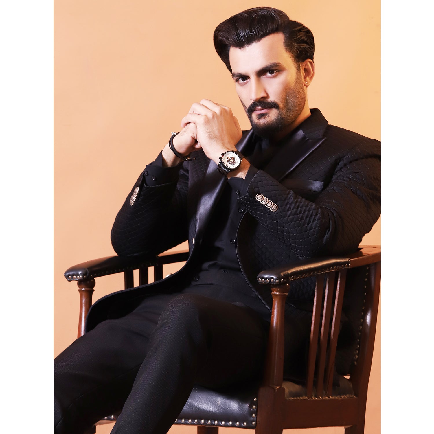 3D Embossed Bespoke Suit for Men