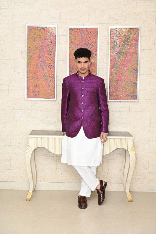 Jamawar Prince Coat for Men