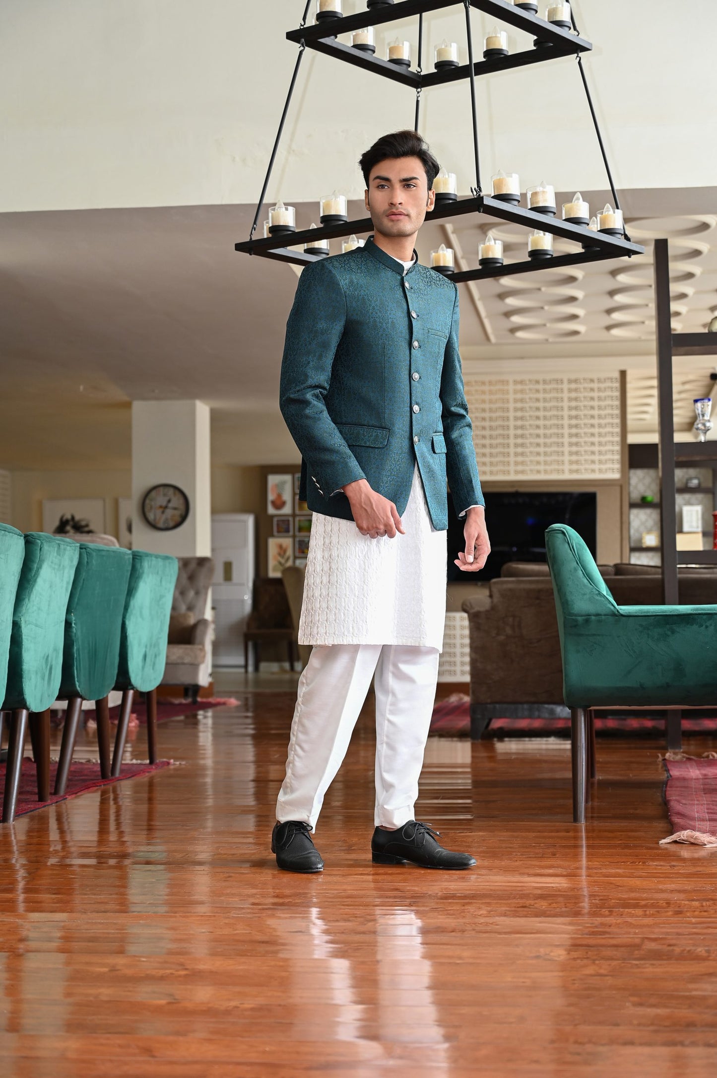 Jamawar Prince Coat for Men