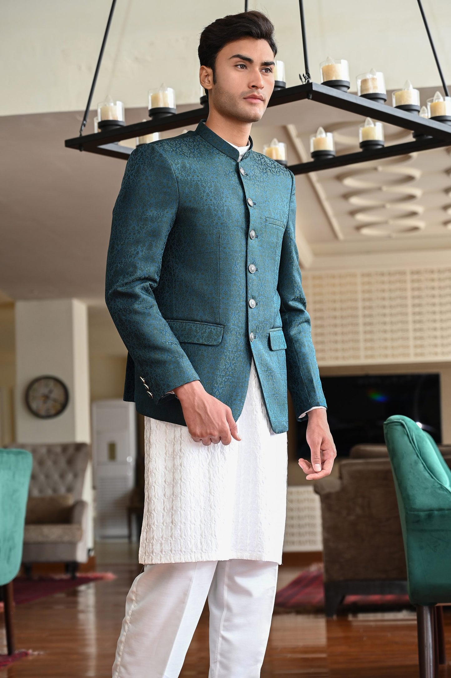 Jamawar Prince Coat for Men