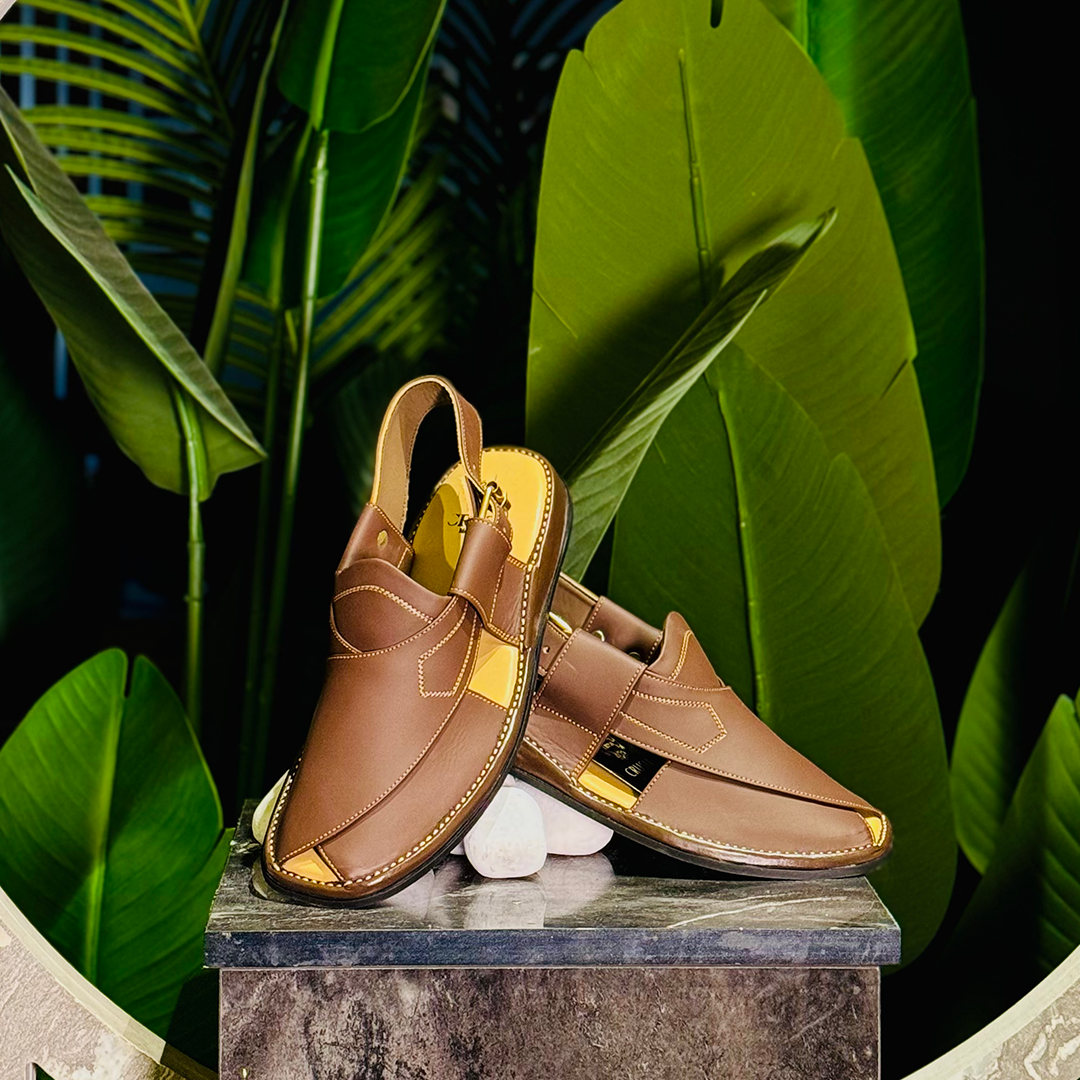 Round shape  peshawari chappal Round 702 (3rd)