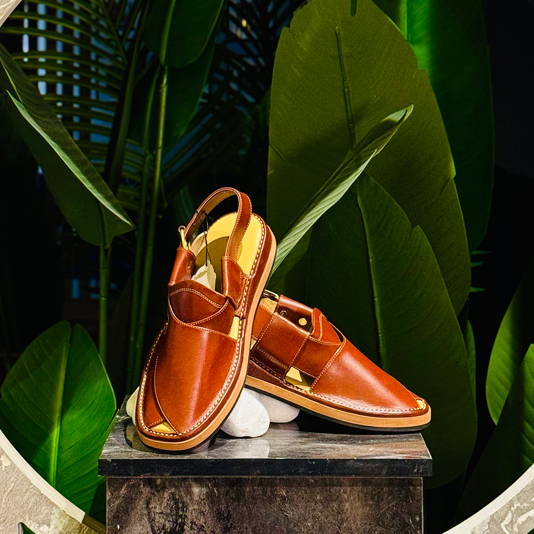 Round shape Pashawari chappal Round 702 (2nd)