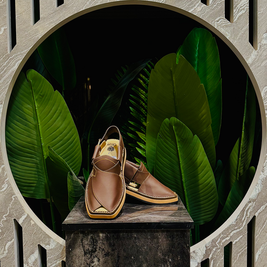 Round shape  peshawari chappal Round 702 (5th)