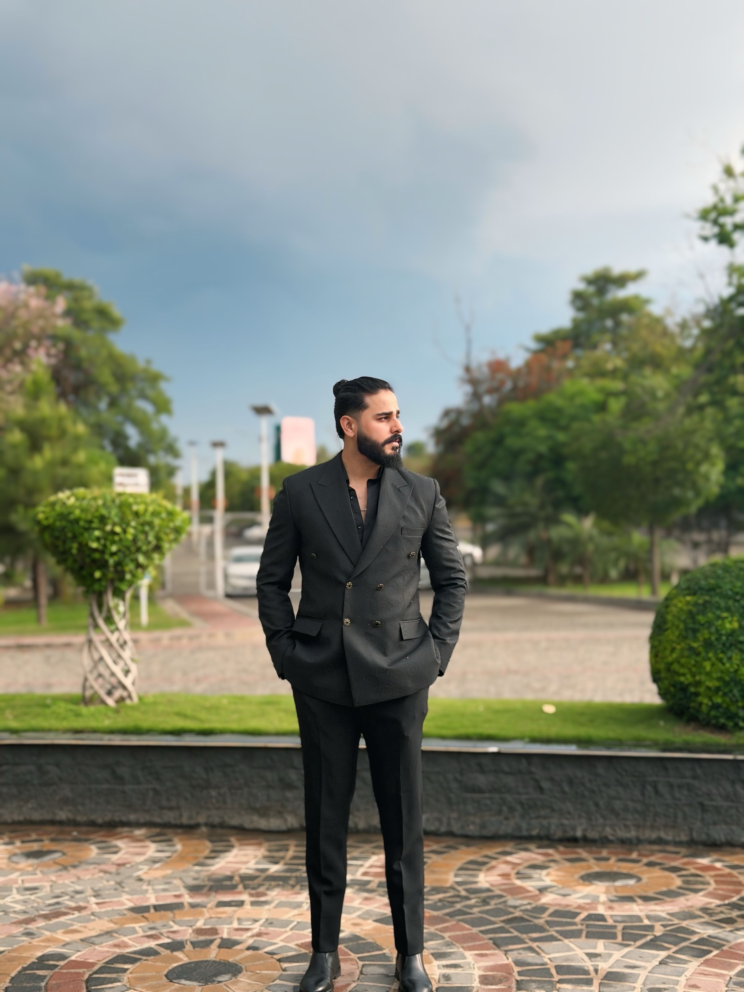 Men In Black Edition – 2pc Bespoke Tuxedo Suit 03