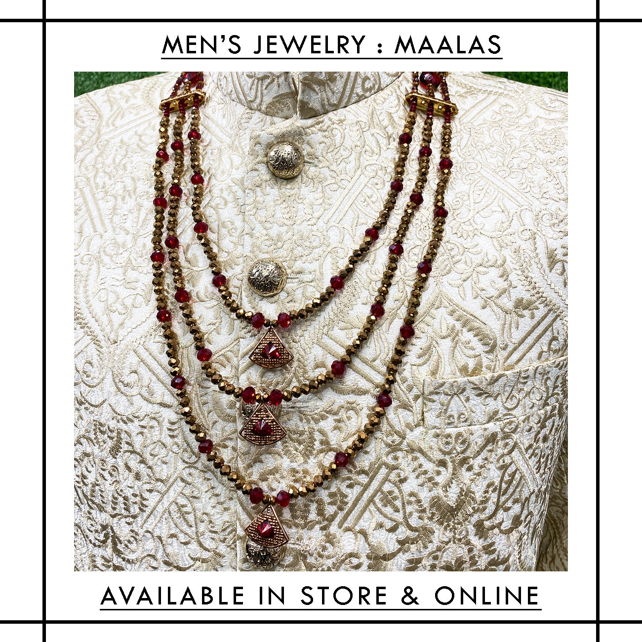 M - 010 Three Step Designer Maala
