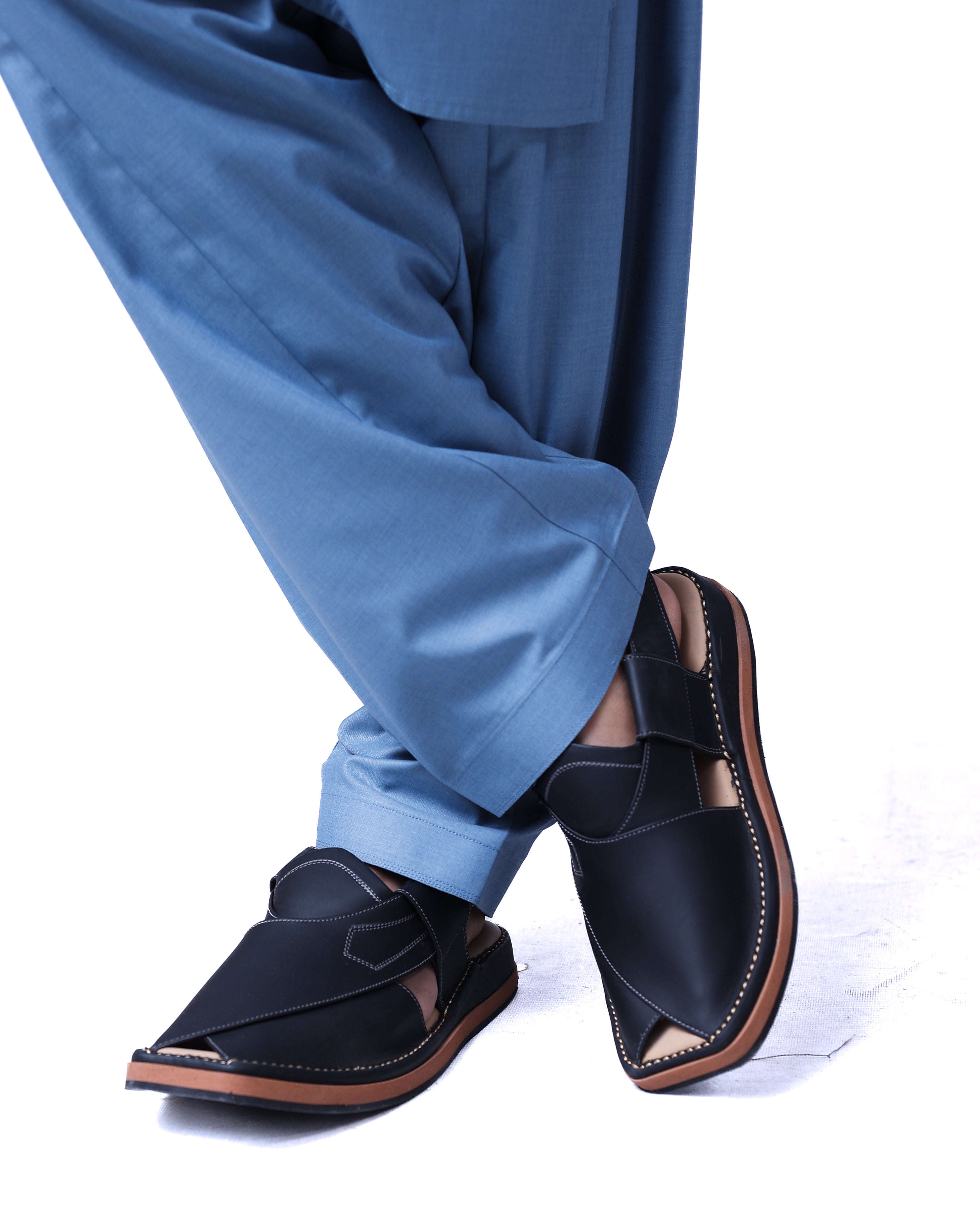 Men’s Matching Shalwar Kameez with Waistcoat – Crush Menswear Light Blue