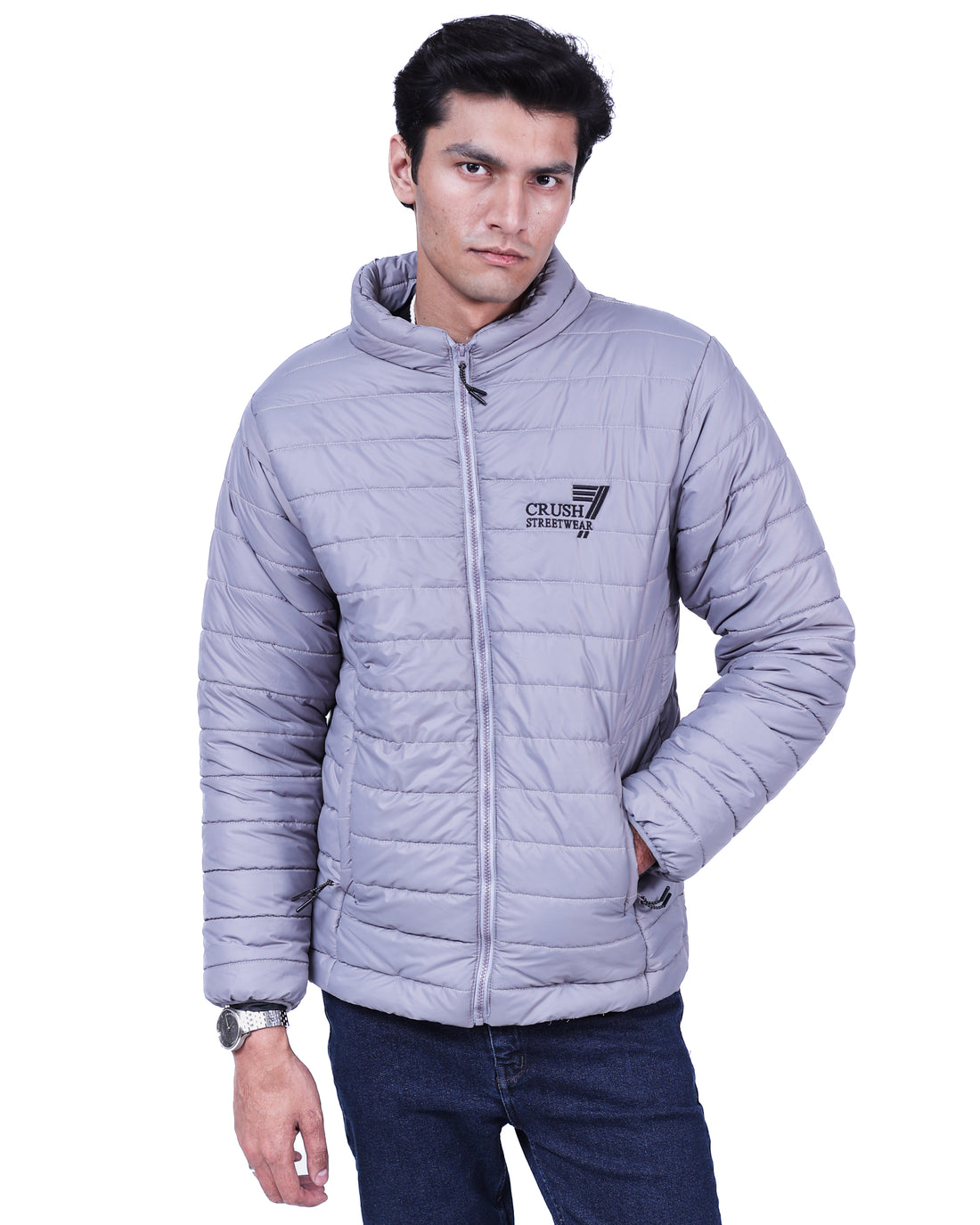 Men’s Premium Waterproof Puffer Jacket Grey