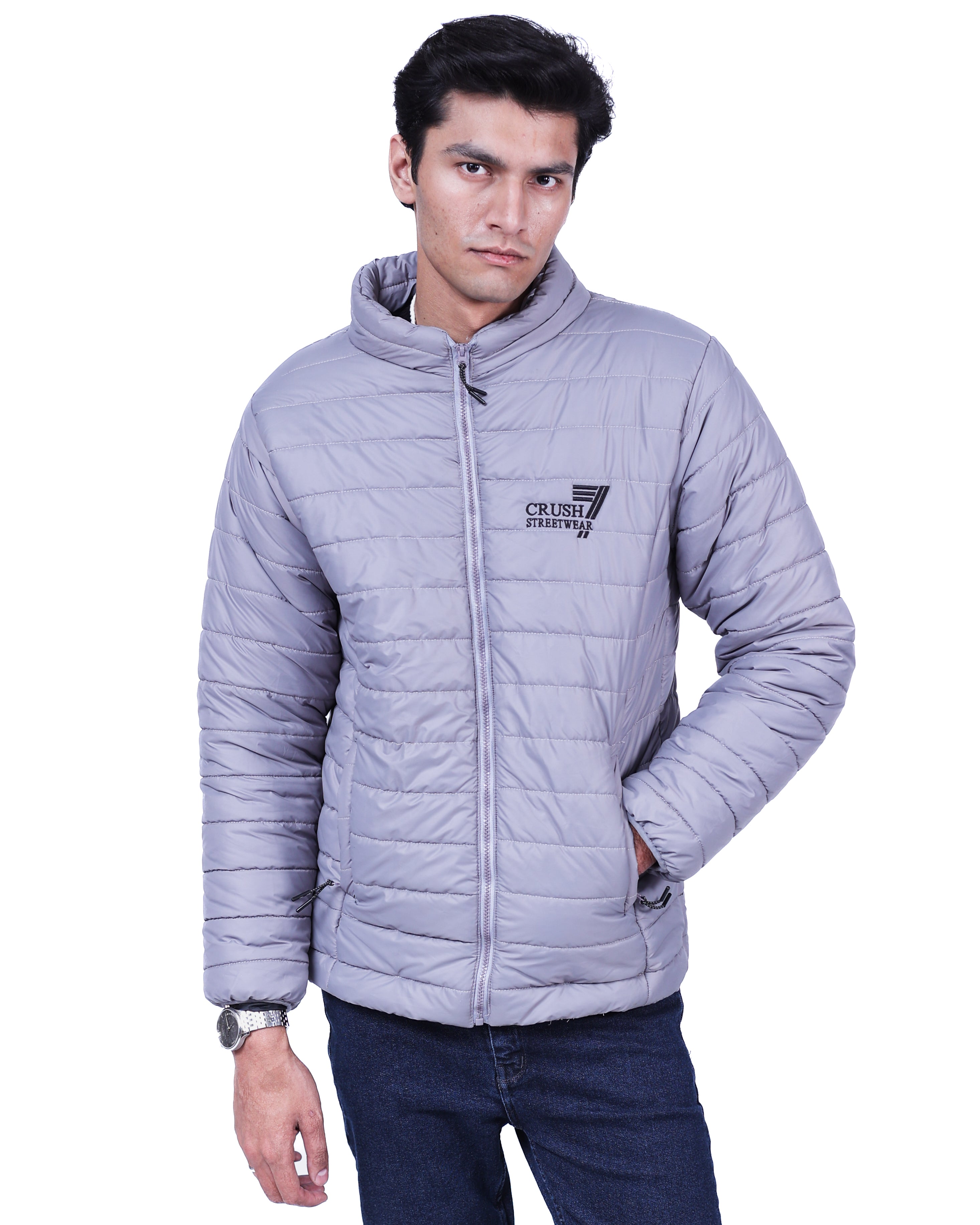 Men’s Premium Waterproof Puffer Jacket Grey
