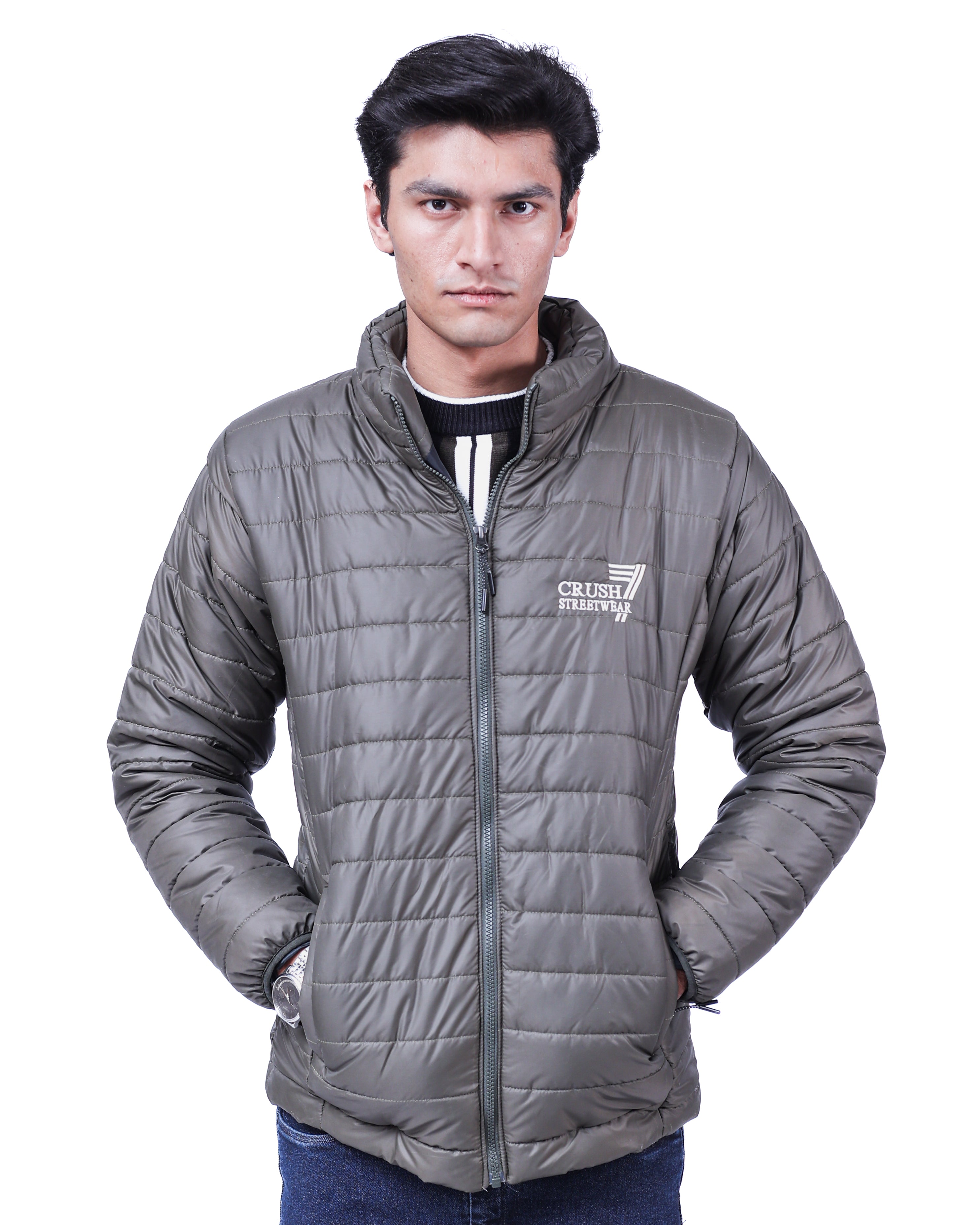 Men’s Premium Waterproof Puffer Jacket Brown