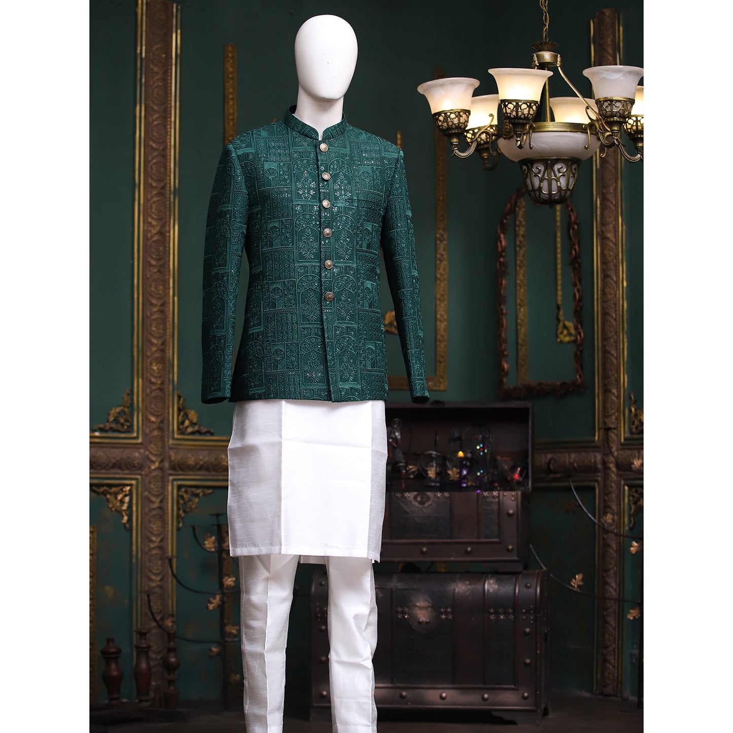 Embroidered Prince Coat for Men