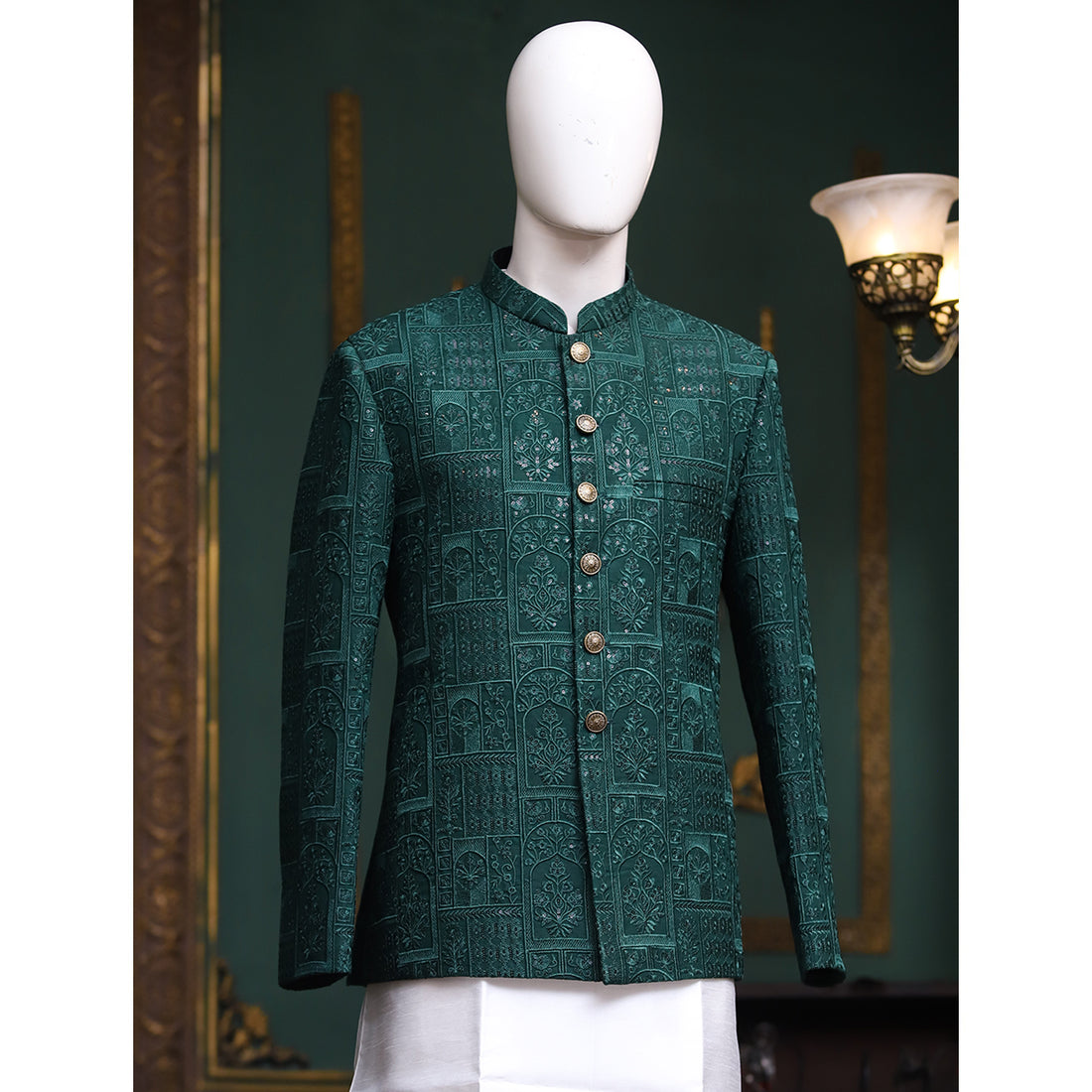 Embroidered Prince Coat for Men