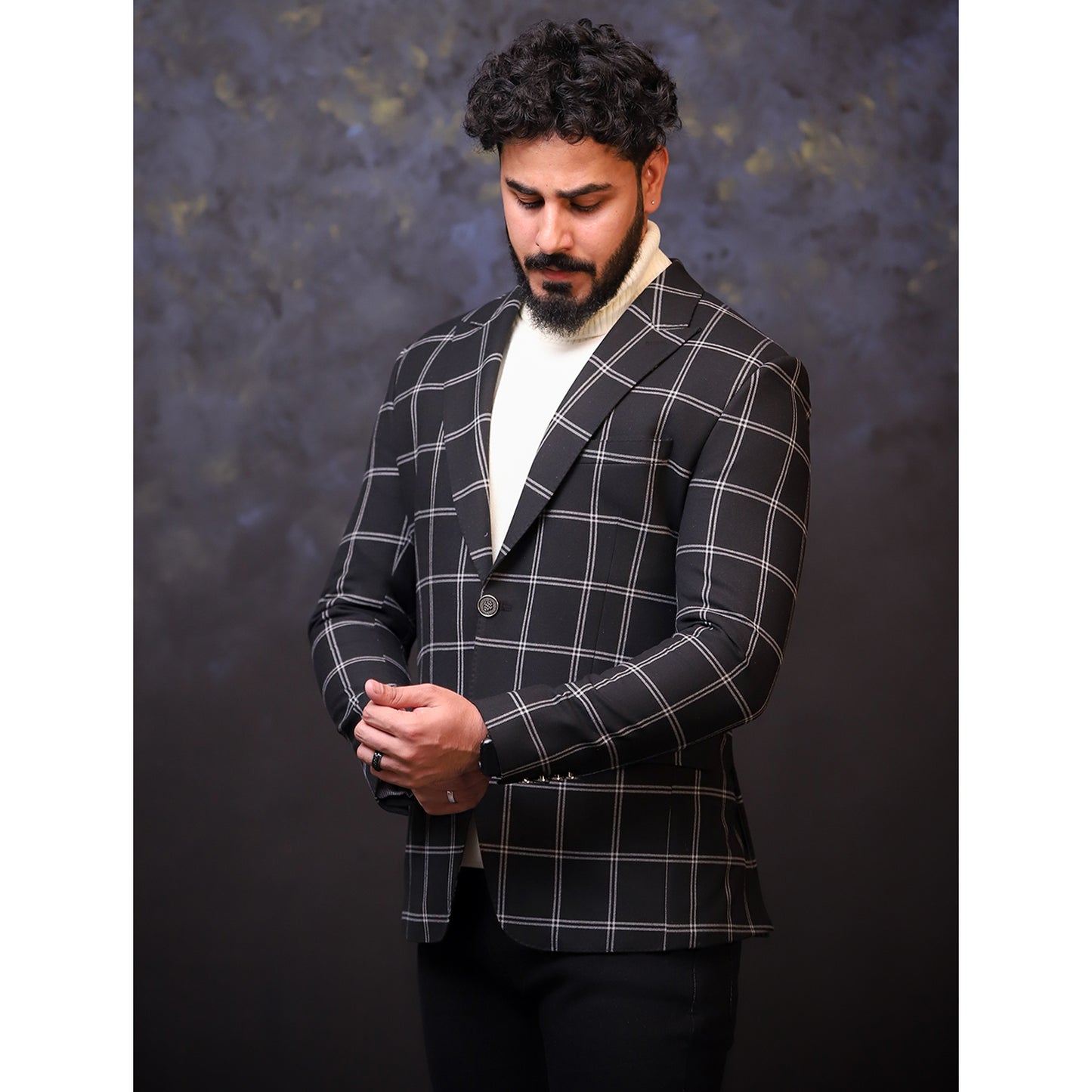 Lining Woolen Blazer for Men