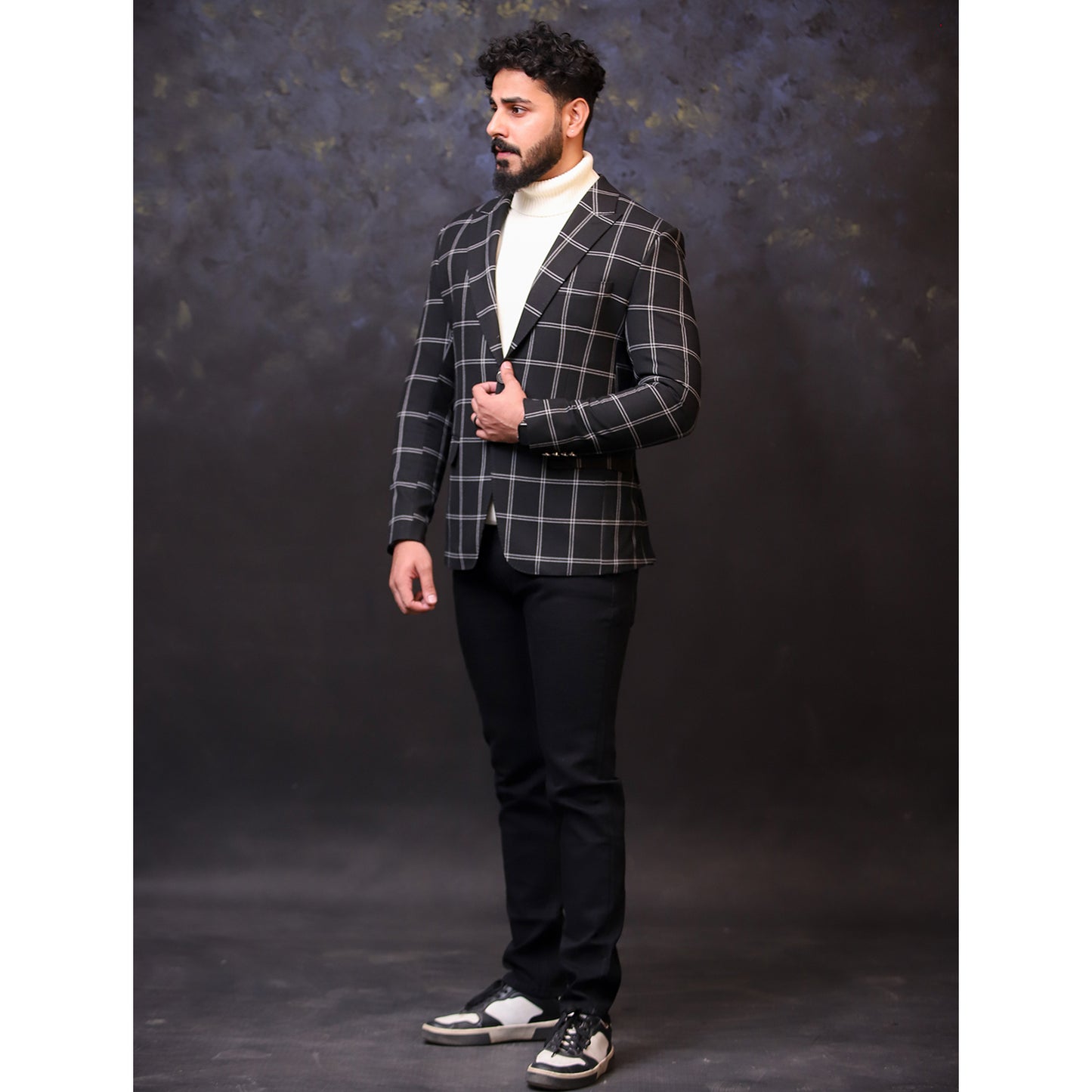 Lining Woolen Blazer for Men