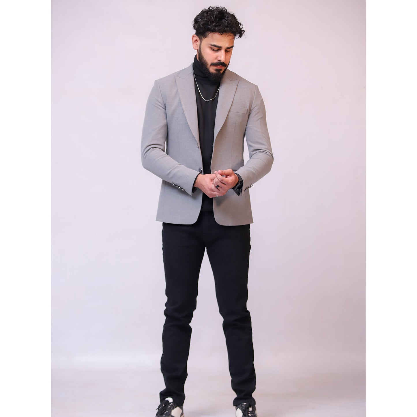 Grey Lining Blazer for Men