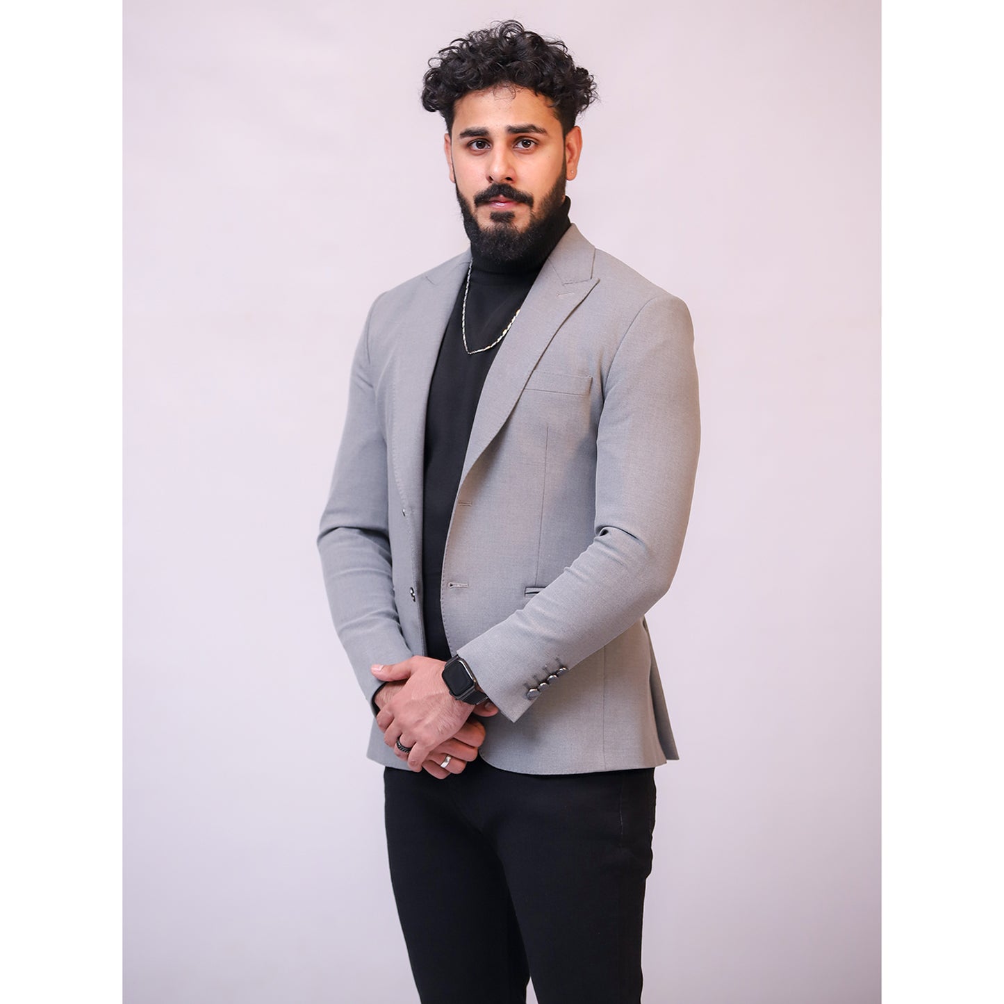 Grey Lining Blazer for Men