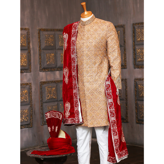 Complete Handwork Sherwani for Groom