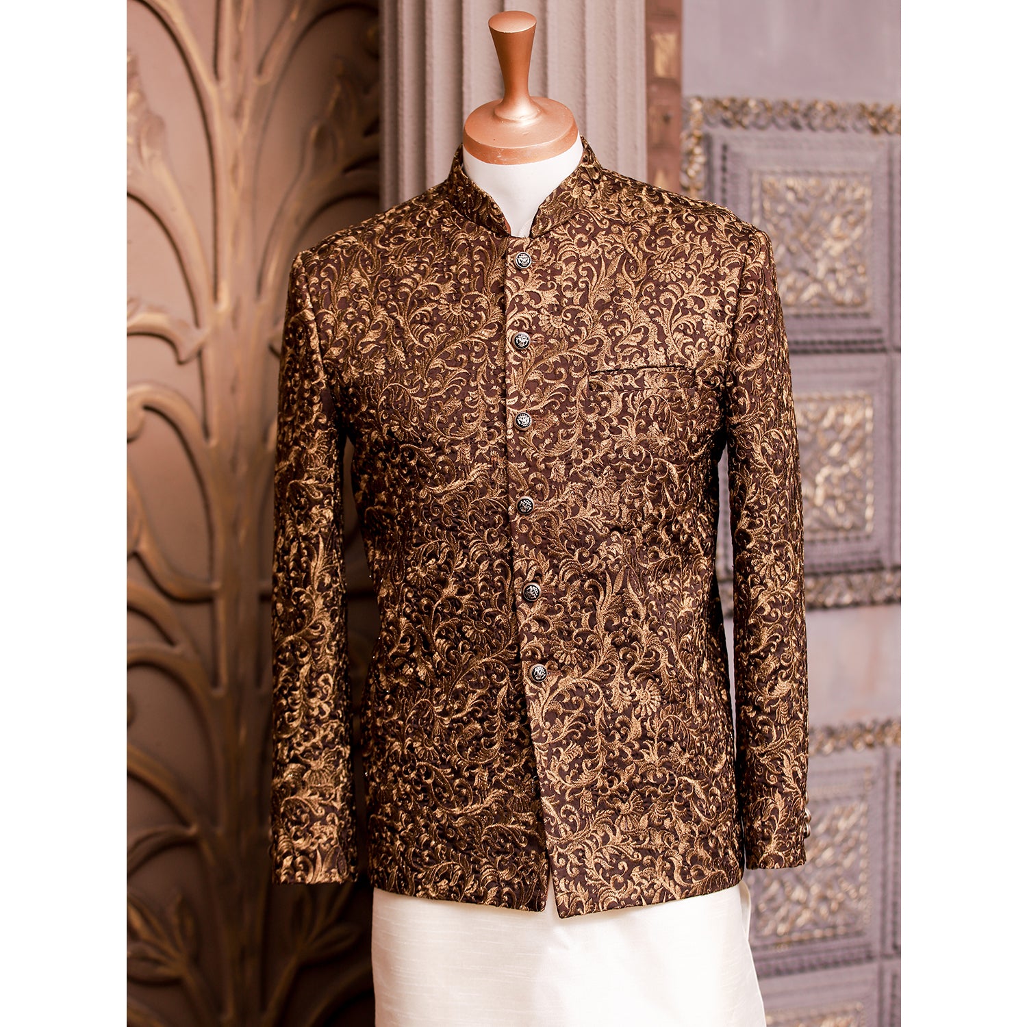 Tilla Embroidered Prince Coat for Men