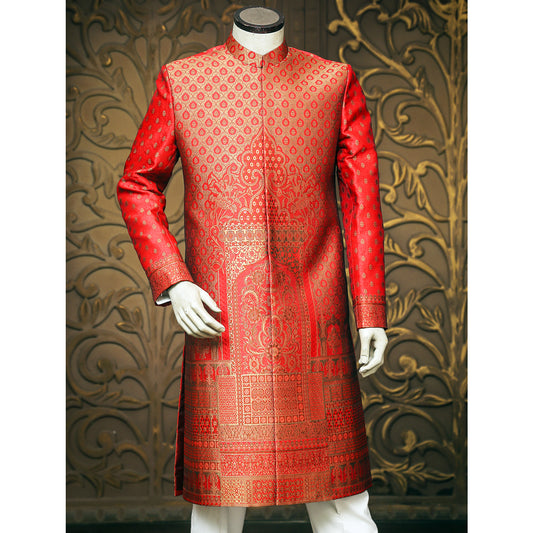 Mughal Theme Sherwani for Groom