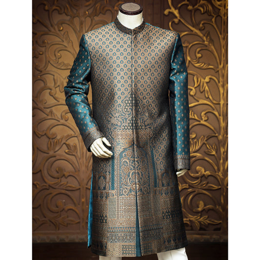 Mughal Theme Sherwani for Groom