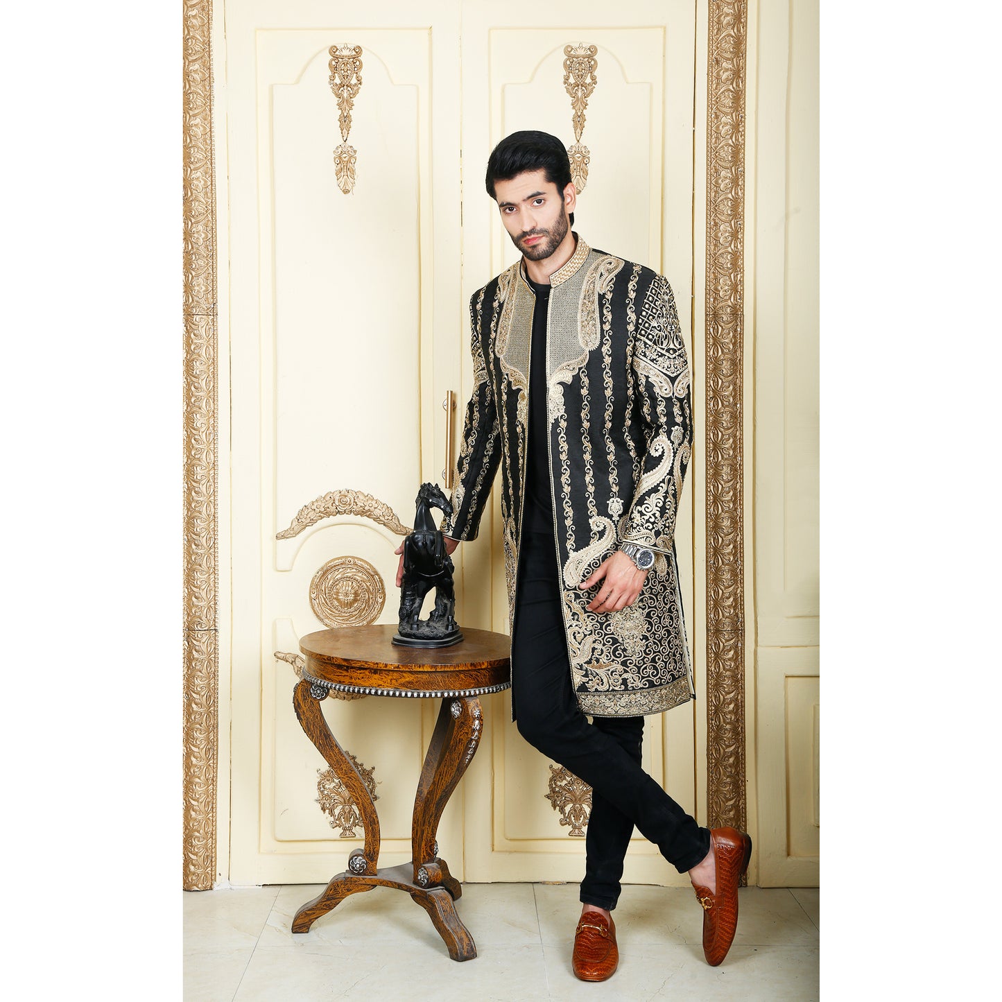 Detailed Hand-worked Sherwani