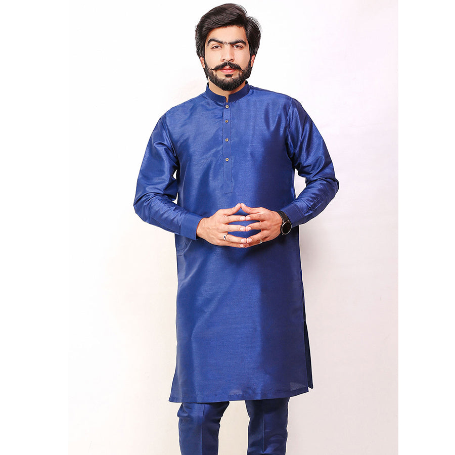 Raw Silk Kurta Trouser