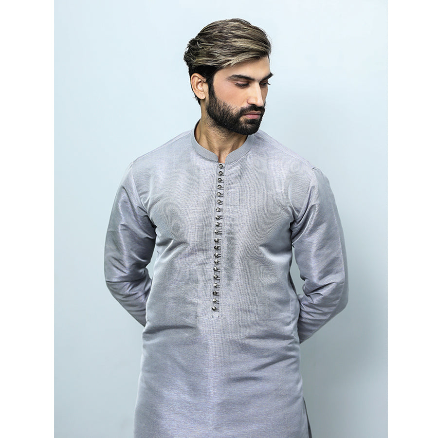 Loop Button Patti Design Kurta Trouser