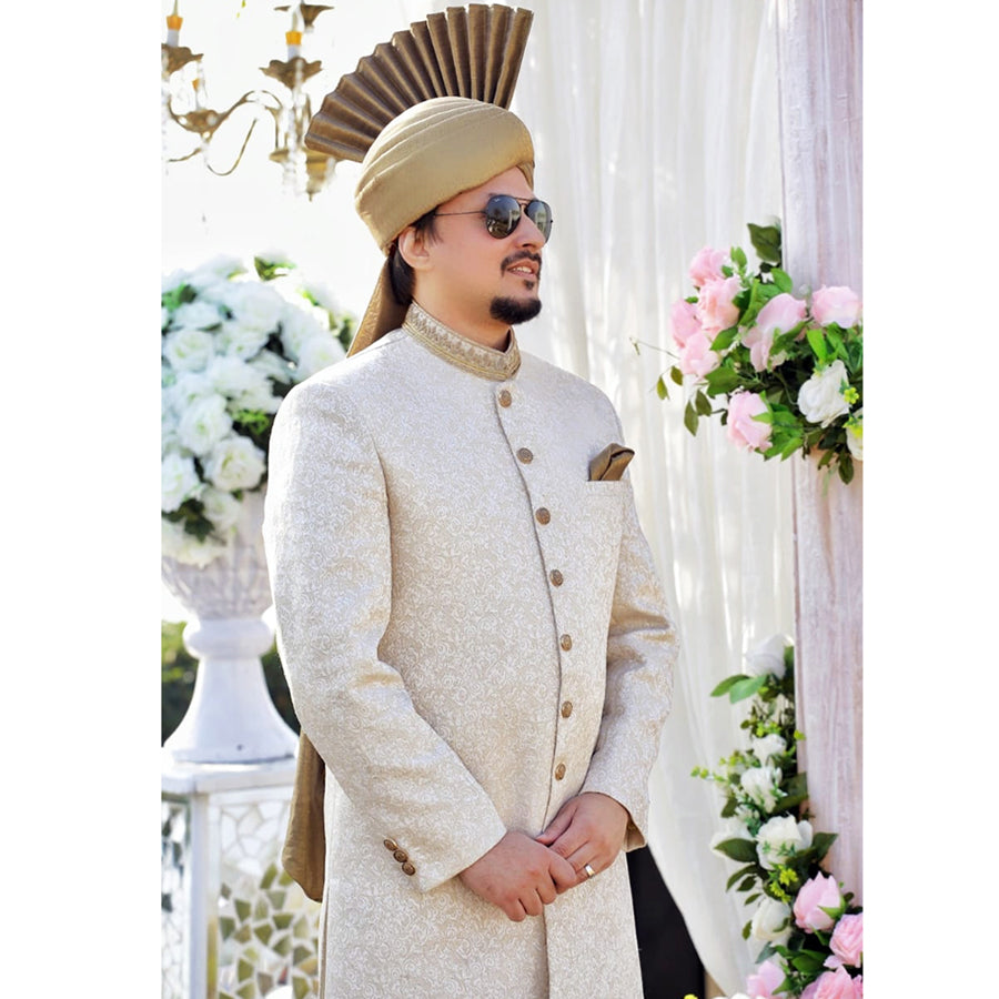 Karrandi Jamawar Sherwani For Men