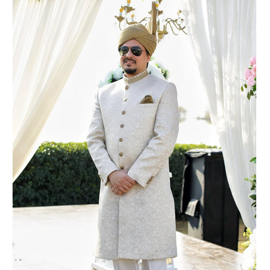 Karrandi Jamawar Sherwani For Men