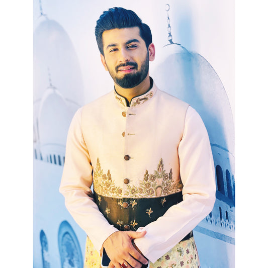 Zardozi Handwork Waistcoat